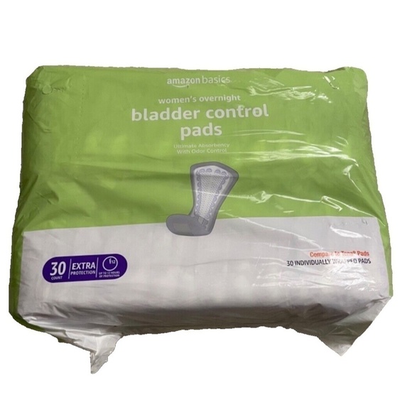 Amazon Basics Women's Overnight Bladder Control Pads; Xtra Protection; 30 Count - Picture 3 of 9
